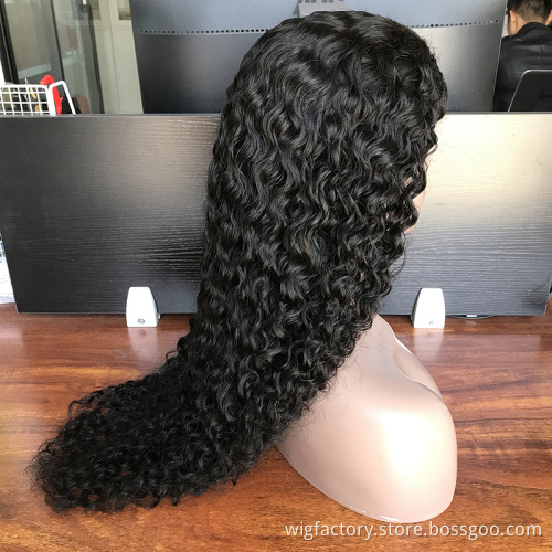 Wholesale 30 inch straight HD Transprent human hair wig, cuticle aligned Brazillian human hair wigs, 100% human hair lace wig